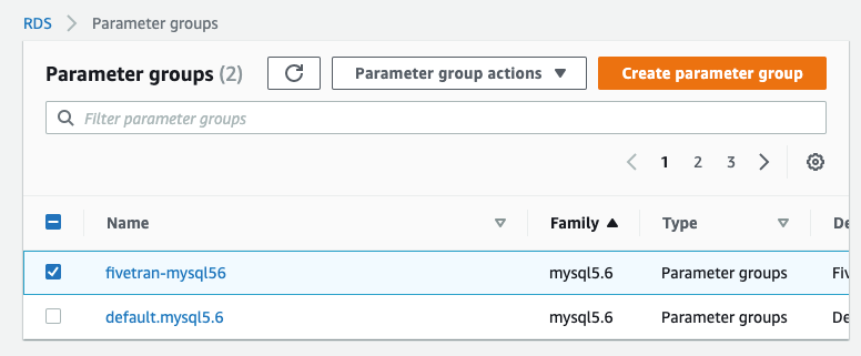 MySQL-rds-050-Select-Parameter-Group