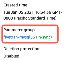 MySQL-rds-210-Check-Status-Parameter