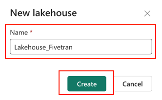 Lakehouse name