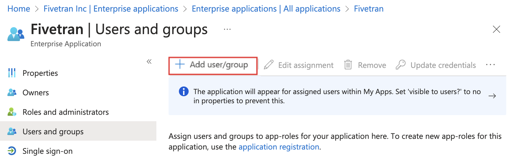 Assign users and groups
