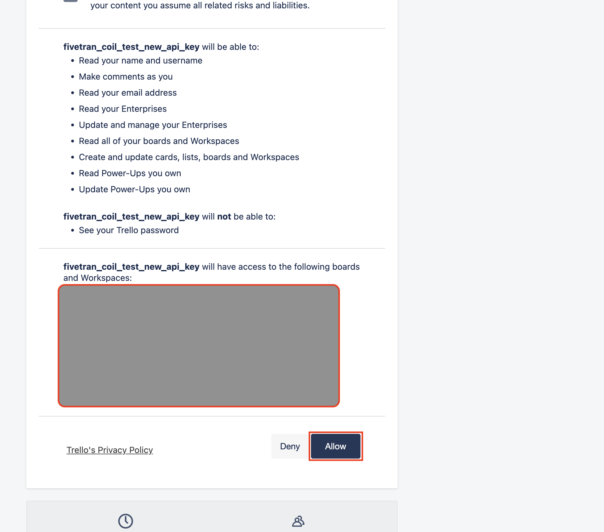 Review Permissions