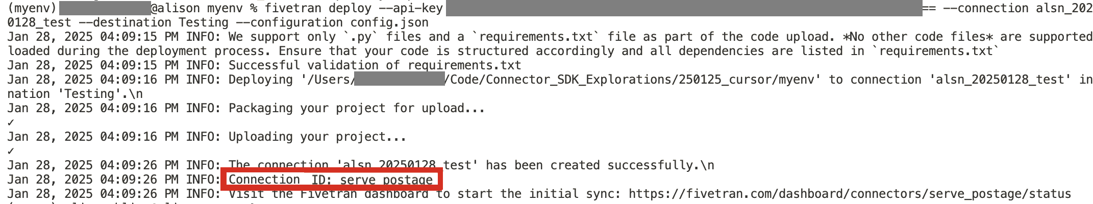 connection ID