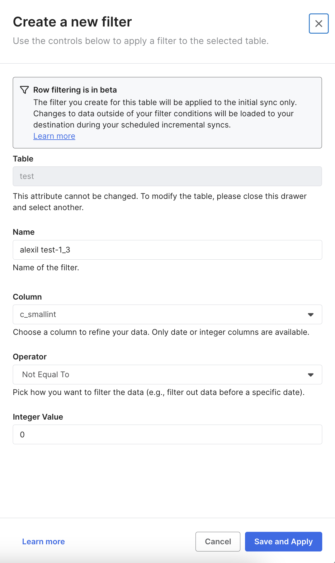 Create-a-row-filter