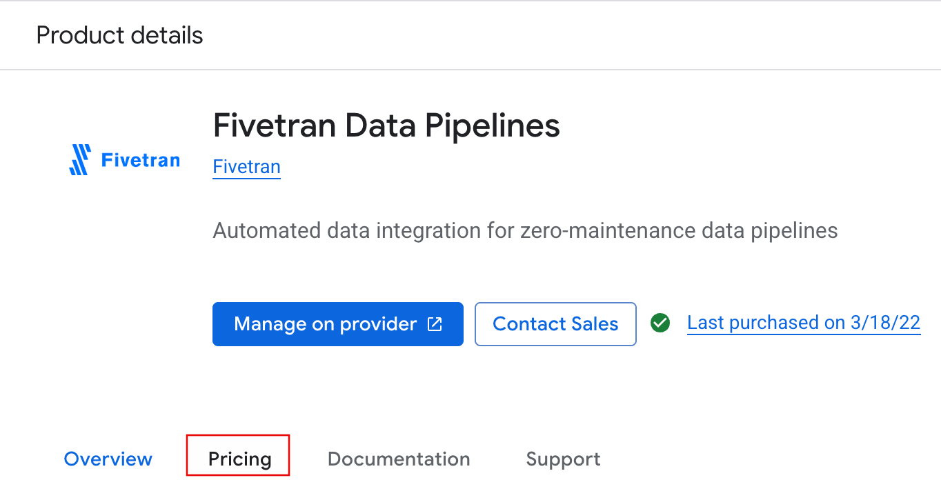 GCP pricing options