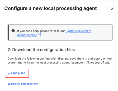 Download configuration files