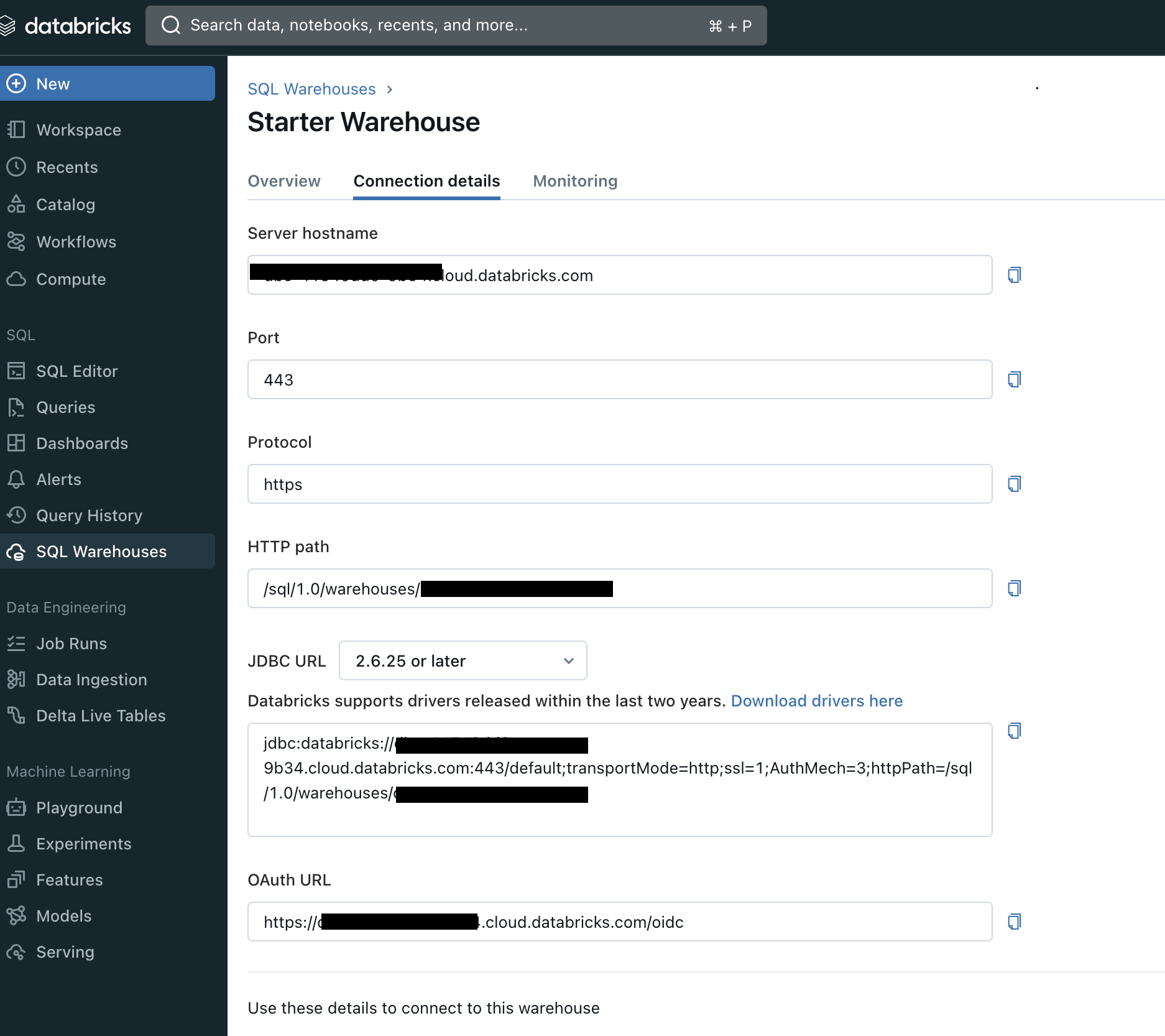 jdbc-sql-warehouse