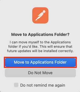 Postman app to Applications