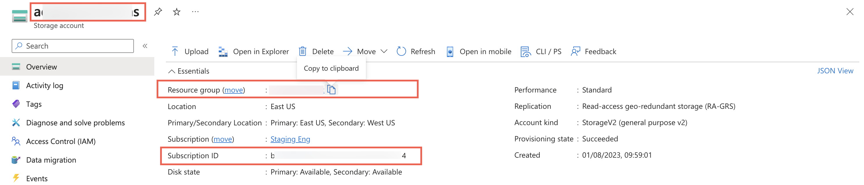 Create new storage credential