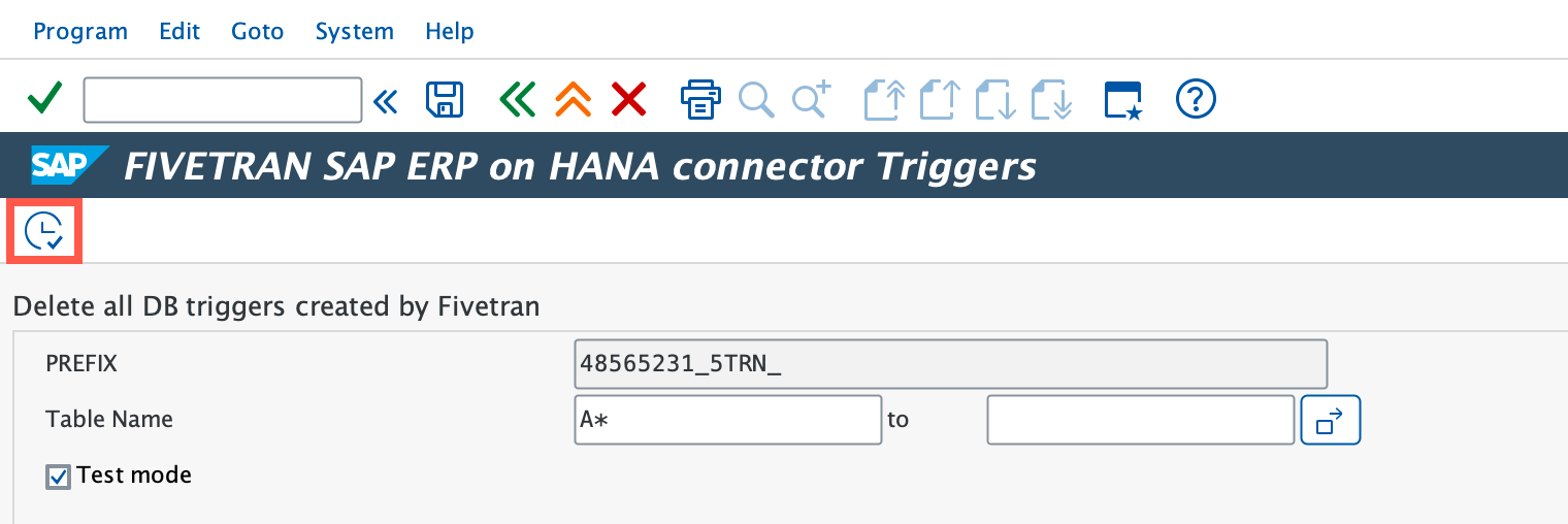 Trigger drop table filter